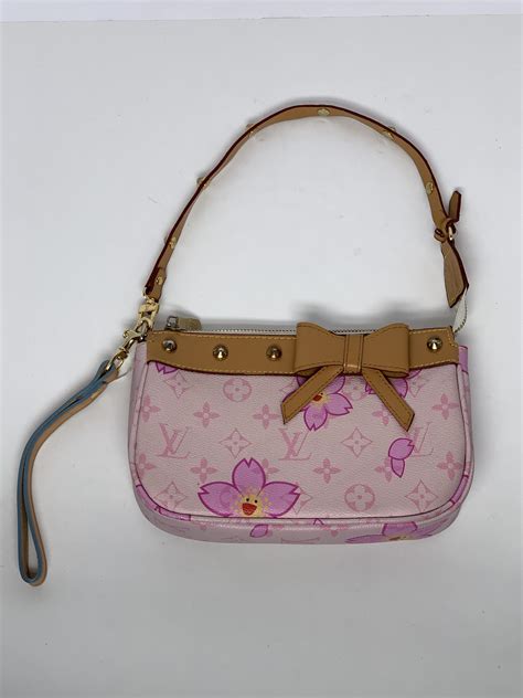 lv purse pink|louis vuitton pink flower purse.